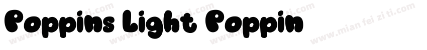 Poppins Light Poppin字体转换